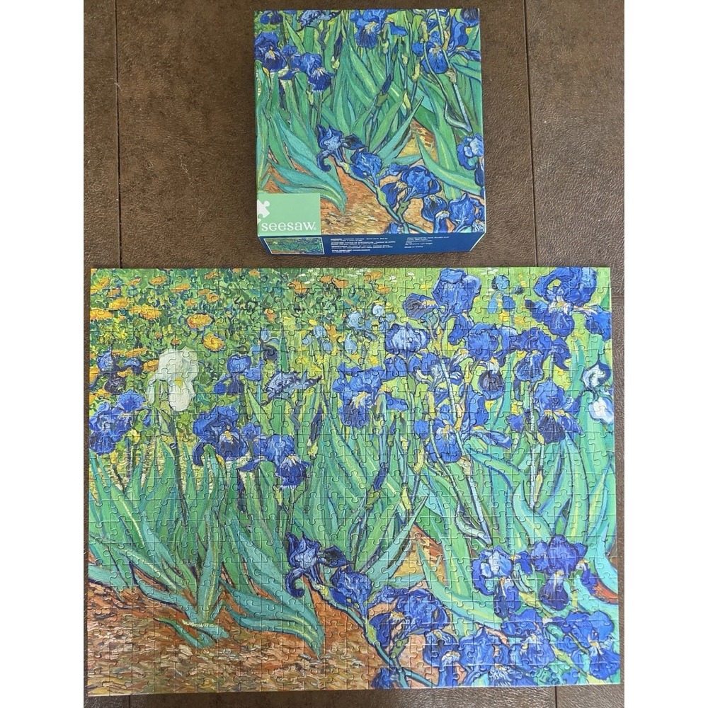 Irisis by Vincent Van Gogh 500 Piece Puzzle seasaw 16" x 20" Art Jigsaw Puzzle